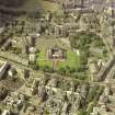 Scanned image of oblqiue aerial view centred on George Heriot's Hospital (School).