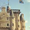 Craigievar Castle, view of turret at SW angle. Digital image of A/37187/CN.