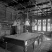 Interior-general view of Billiard Room of Curling Hall, now demolished
