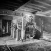 Interior-general view of entrance hallway and staircase of Curling Hall, now demolished
