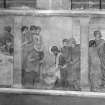 Catholic Apostolic Church, interior, nave, North wall
Detail of mural; Last Supper, Washing of Feet, The Betrayal. Digital image of ED/8134.