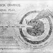 Dumbuck crannog excavation.
Titled: 'Dumbuck crannog, general plan'.