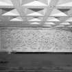 View of relief decoration on South-East wall, first floor, of South Car park, Cumbernauld.
Digital image of B 45100.