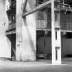 Interior
View showing strainer truss and central stanchion with part of side gallery in background
