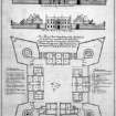 Plan & Elevations after John Romer. Digital image of IND/12/3.
Board of Ordnance.18c
Original drawing in National Library MS 1647. ZZ/63
