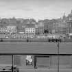 General view looking NNE from Randolph and Elder Engineering Works showing Broomielaw with part of Clyde Place Quay goods shed in foreground