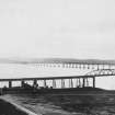 View of tay Bridge after the collapse of 1879.
From original lantern slide