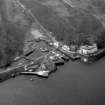 Crinan Canal.
Aerial view showing Crinan Basin (NR 788 943).