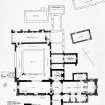 Iona, Iona Abbey.
Photographic copy of site plan.
Titled: 'Iona Cathedral'.