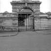 View from ESE showing ESE front of gateway to cattle market on Bellgrove Street