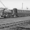 View showing Clydesmill number 3 and Thomson coach