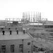 General view looking S from retort house showing gasworks