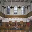 Interior. View of Court No. One showing the judges bench and clerestorey windows
Digital image of E 17385 CN