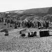 General view of the fishermen's huts, Stenness fishing station