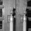 First floor, Catalogue hall, detail of thistle decoration on door handles.
Digtial image of C 44286.