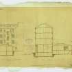 Murraygate, Shops & Houses for Robert Laing.
Digital image of recto: back elevation & section.