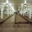 Blending Hall: View on ground floor from SE of troughs into which barrels of whisky were emptied for blending.
Photographed 27 January 1994
Digital image of C3000/CN