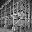 Duty Free Warehouse No. 5:  view of racked storage for casks
Digital image of C64624