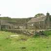 Copy of colour photograph showing Laig farmhouse, Isle of Eigg.