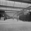Interior-general view looking along platform at Gourock Station

