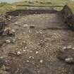 Copy of colour slide showing detail of excavations at Cullykhan, Castle Point, Troup, Banffshire - prehistoric hut site?
NMRS Survey of Private Collection
Digital Image only