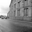 View from NE showing curved ESE front of S block