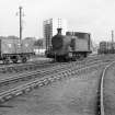 View looking NE showing NCB Fife Area locomotive number 10 with diesel in background and part of Wemyss Private Railway locomotive number 16 on left