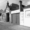 View from SW showing WNW front of booking office