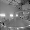 Benrinnes Distillery
Mash House (item 5 on plan): interior view of newly installed stainless steel mash tun, with grist hopper at rear.
Digital image of D 39120.
