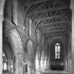 View of S nave arcade of Church of the Holy Rude, Stirling, from E.
