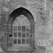 Crail, Parish Church.
View of window on west end of south aisle.
