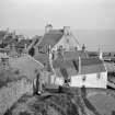 Crail.
View from west of harbour and rear of houses on Shoregate.
