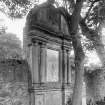 Crail, Marketgate, Churchyard.
Tomb of Bailie John Wood of Sauchope.
