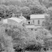 View looking SSE showing part of surface buildings