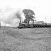 View from WSW showing NCB locomotive and wagons at Craigmark