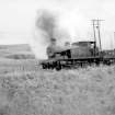 View from SW showing NCB locomotive and wagons at Craigmark