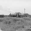 View showing NCB locomotive and wagons near washery