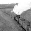 View showing NCB locomotive number 21 and wagons at Minnivey