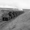 View showing NCB locomotive number 21 and wagons at Minnivey