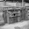 Interior
View showing detail of fire box in tunnel kiln (burner unit removed)
Digital image of B 9471