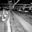 Interior view of top of suspended roof continuous kiln, 28 chamber
