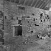 View of interior of threshing barn from South East.
Digital image of D 31016