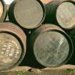 Detail of barrels, including one sherry cask bearing the name Garvey, Jerez
Digital image of C 64596 CN