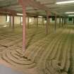 Floor Maltings:  view from NE of SW end of upper floor, with floor malting in progress
Digital image of C 64608 CN
