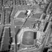Scanned image of oblique aerial view of Tannadice and Dens Park..