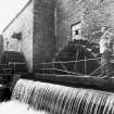 Peterculter, Upper Kennerty Mill.
General view of mill's water wheels.
