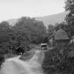 At the entrance to Glen Nevis. General view including cart.