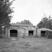 View from W showing Home Farm buildings adjacent to W Block
Digital image of D/2565