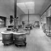 Interior view of Kitchen in main building, Northern Counties District Lunatic Asylum, Inverness