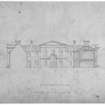Photographic copy of stable court elevation.
Digital image of LAD 18/94 P